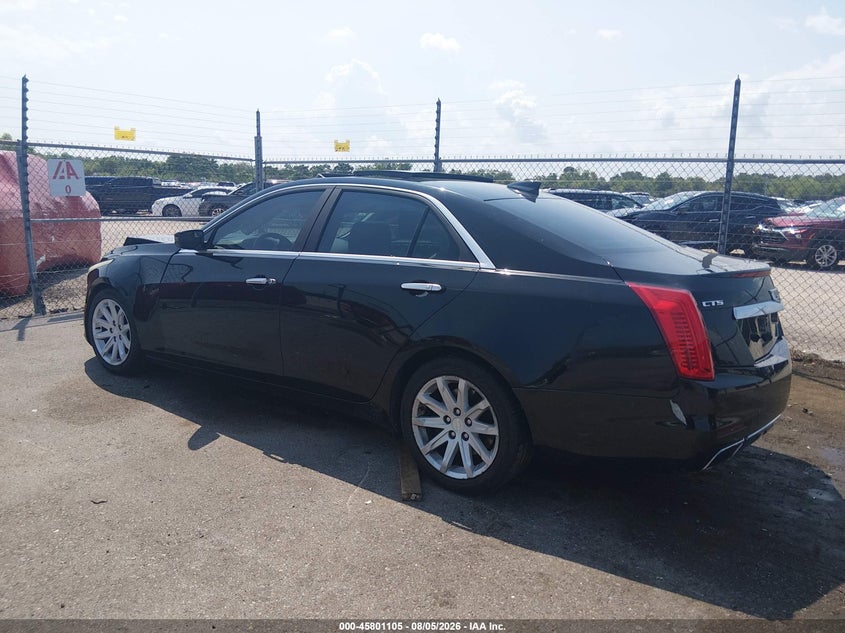 Vin: 1g6ap5sx8g0154458, lot: 46299936, cadillac cts standard 20163