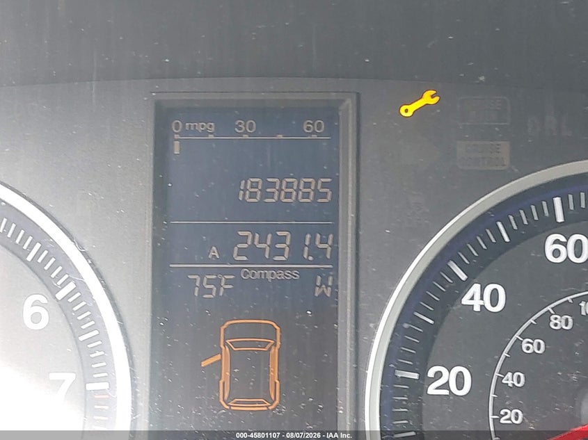 HONDA CR-V 2011 VIN 5J6RE4H57BL067853