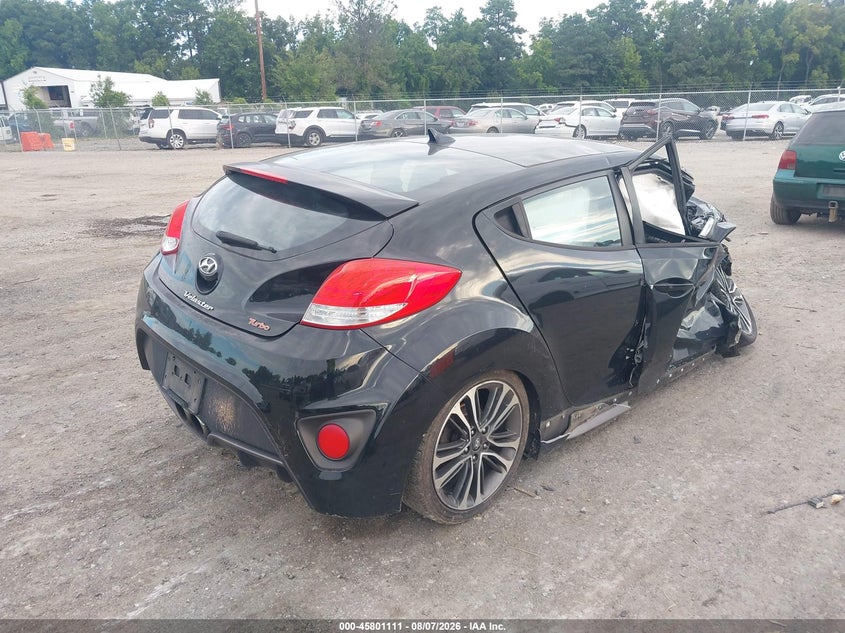 Vin: kmhtc6ae3gu264183, lot: 46299942, hyundai veloster turbo 20164