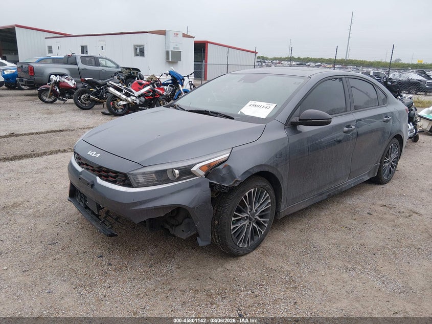 Vin: 3kpf54ad6ne489961, lot: 46299973, kia forte gt-line 20222