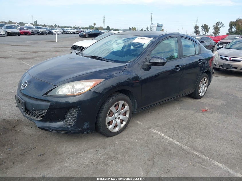 Vin: jm1bl1ug4c1525364, lot: 46299978, mazda mazda3 i sport 20122