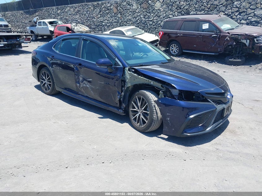 Vin: 4t1t11ak6nu684290, lot: 46299984, toyota camry se 2022 img_1