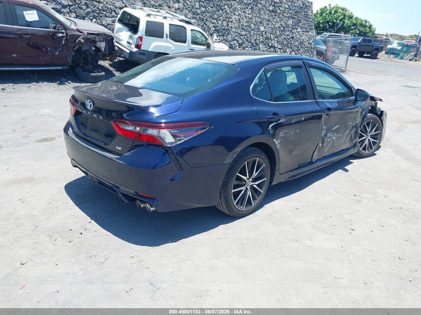 Vin: 4t1t11ak6nu684290, lot: 46299984, toyota camry se 20224