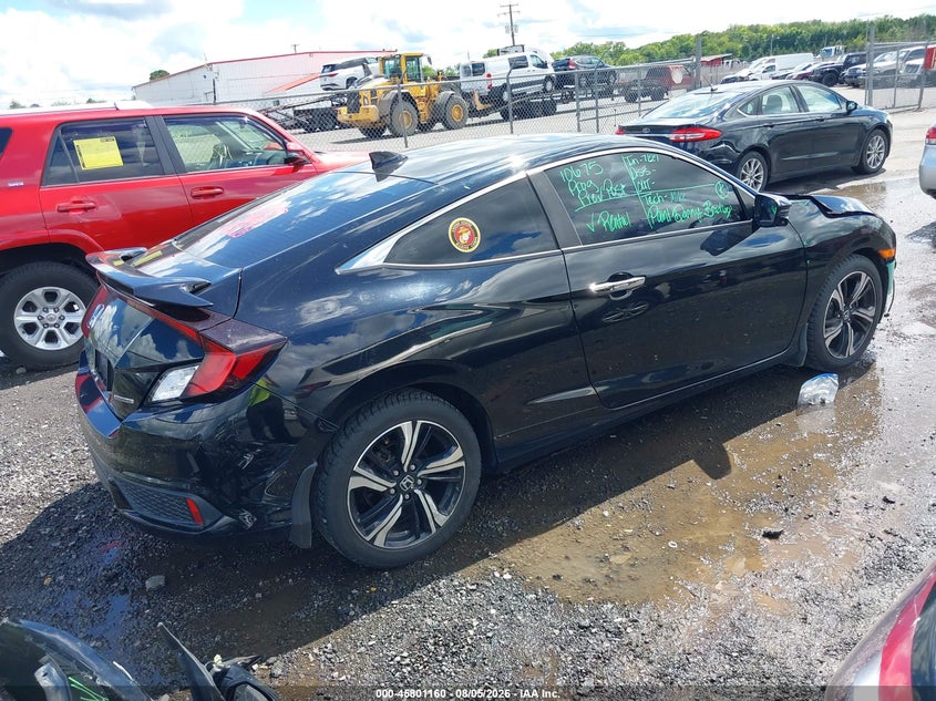 Vin: 2hgfc3b91gh356995, lot: 46299991, honda civic touring 20164