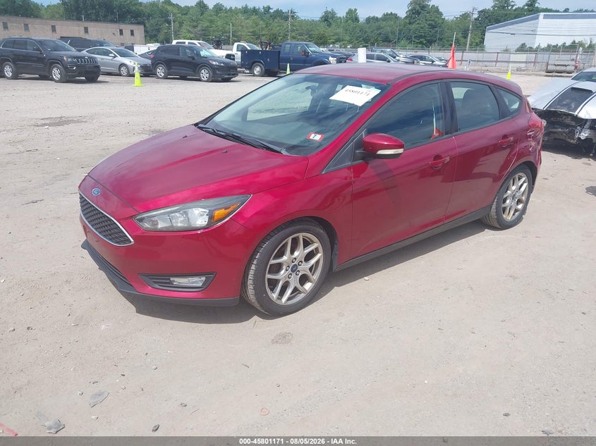 Vin: 1fadp3k23fl245207, lot: 46300002, ford focus se 20152