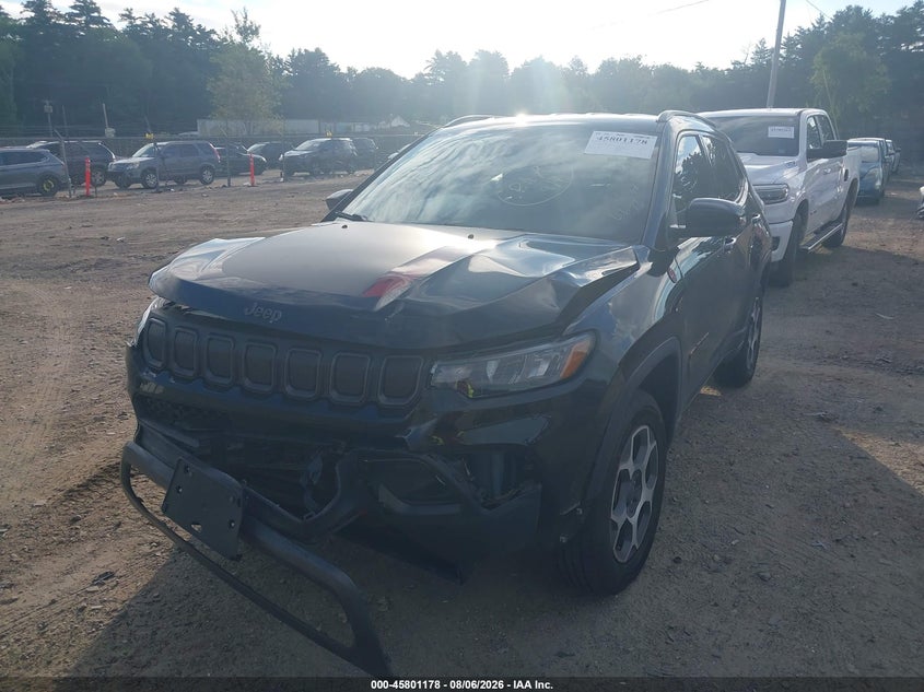 Vin: 3c4njddb3nt236643, lot: 46300009, jeep compass trailhawk 4x4 20222