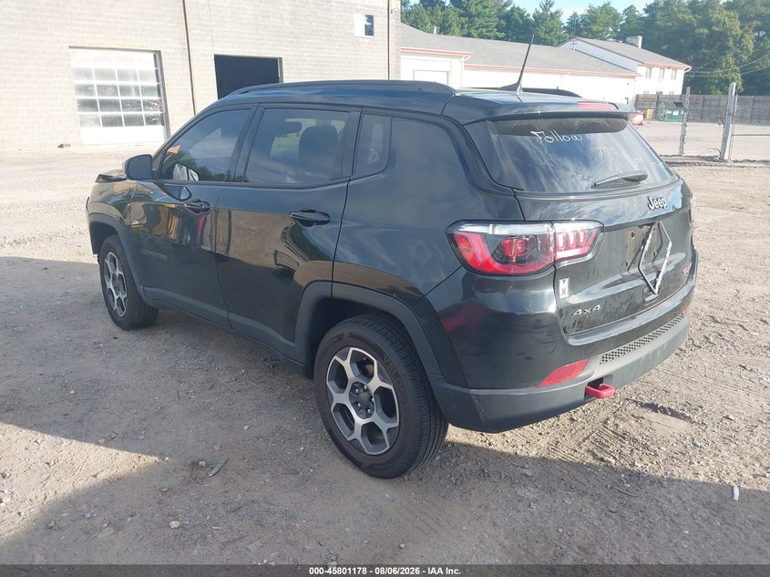 Vin: 3c4njddb3nt236643, lot: 46300009, jeep compass trailhawk 4x4 20223