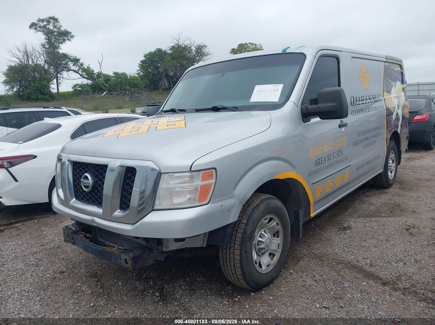 Vin: 1n6bf0ky6dn108249, lot: 46300014, nissan nv cargo nv2500 hd sv v6 20132