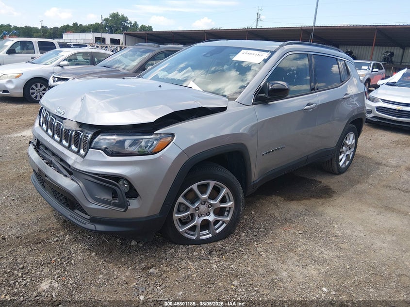 Vin: 3c4njdfn0pt517471, lot: 46300016, jeep compass latitude lux fwd 20232