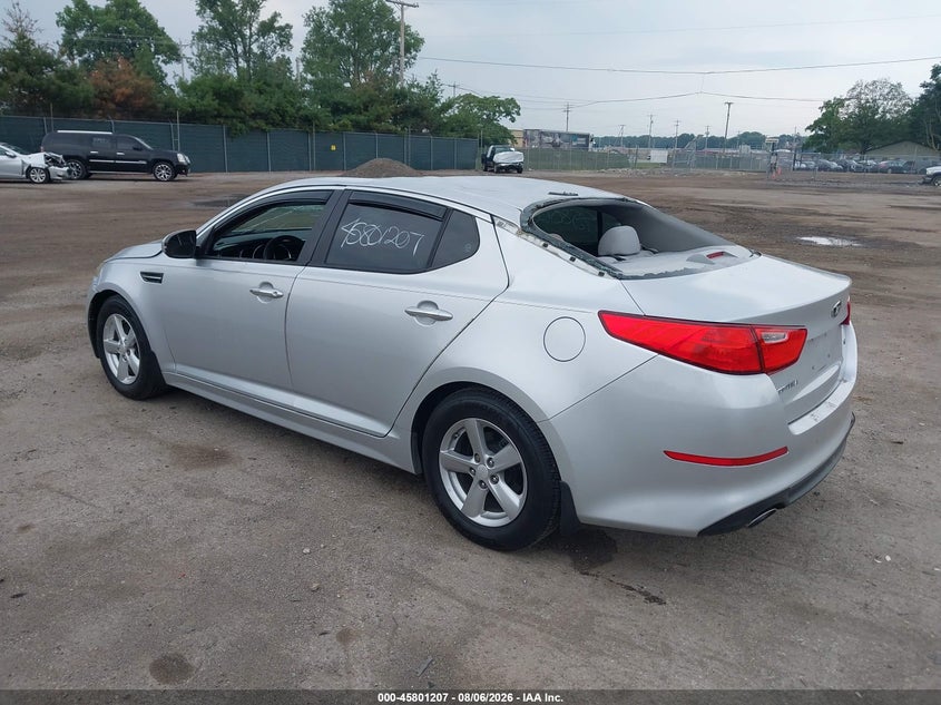 Vin: 5xxgm4a79fg352443, lot: 46300038, kia optima lx 20153