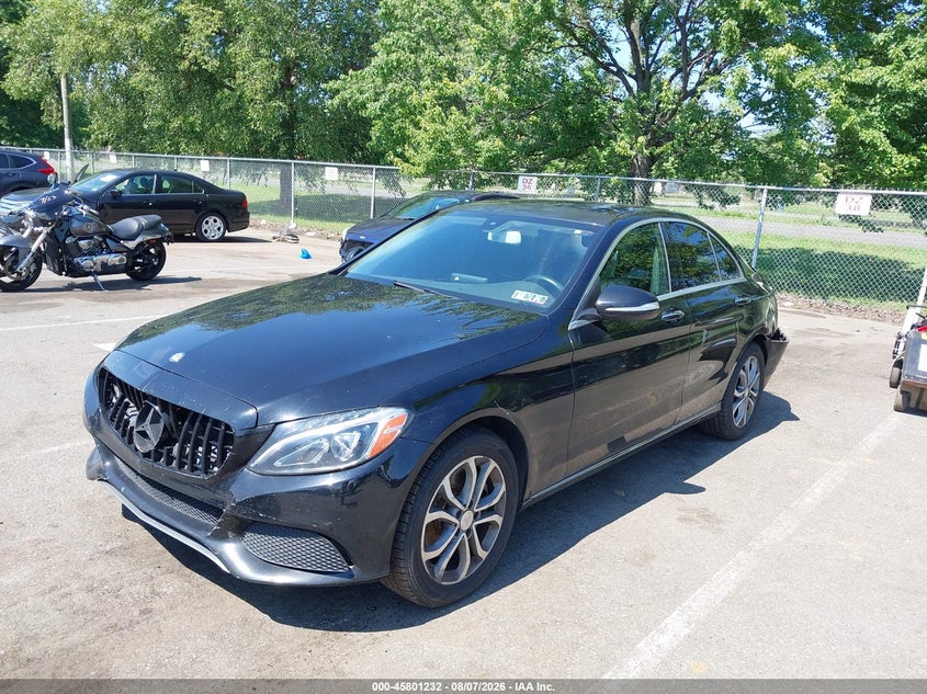 Vin: 55swf4kb2fu032486, lot: 46300063, mercedes-benz c 300 4matic 20152