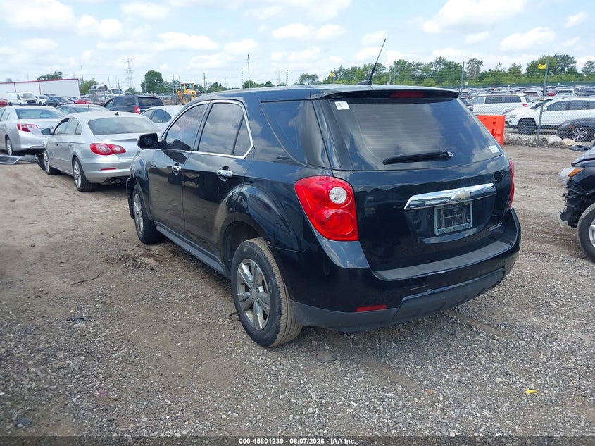 Vin: 2gnalbec7b1186838, lot: 46300070, chevrolet equinox ls 20113