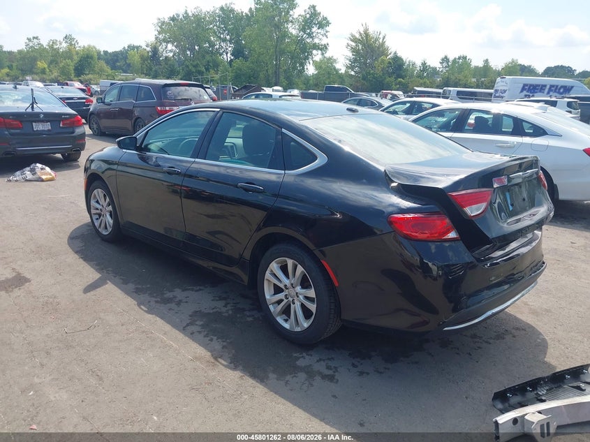 Vin: 1c3cccab3fn533028, lot: 46300093, chrysler 200 limited 20153