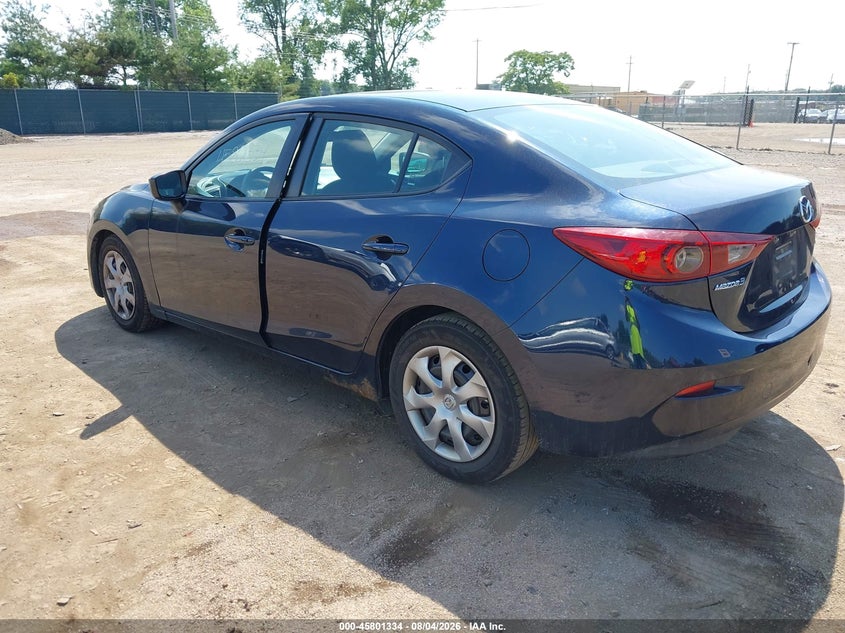 Vin: 3mzbm1u78em104618, lot: 46300165, mazda mazda3 i sport 20143