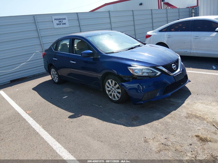 2016 Nissan Sentra Sv, Перёд, IAAI, VIN 3N1AB7AP6GY220944