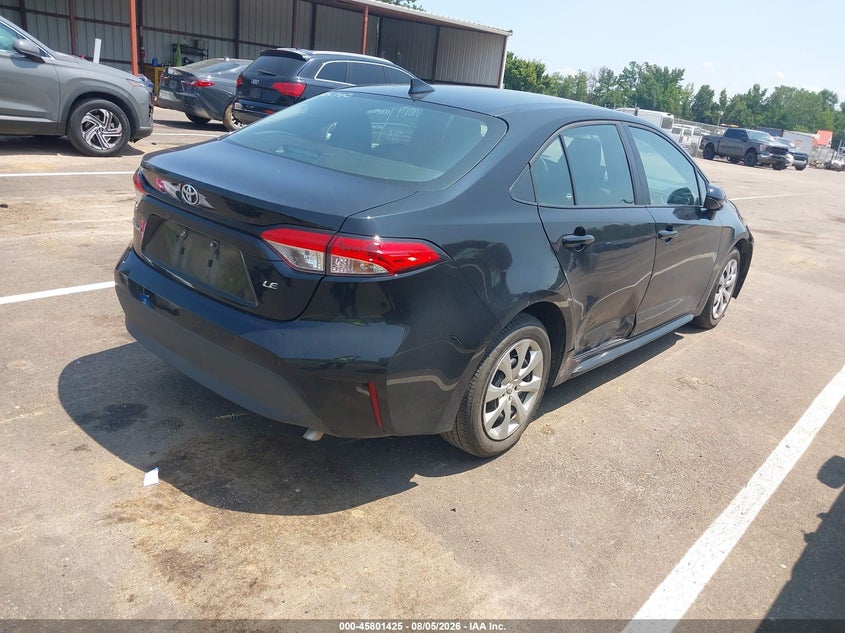 Vin: 5yfb4mdexsp324740, lot: 46300255, toyota corolla le 20254