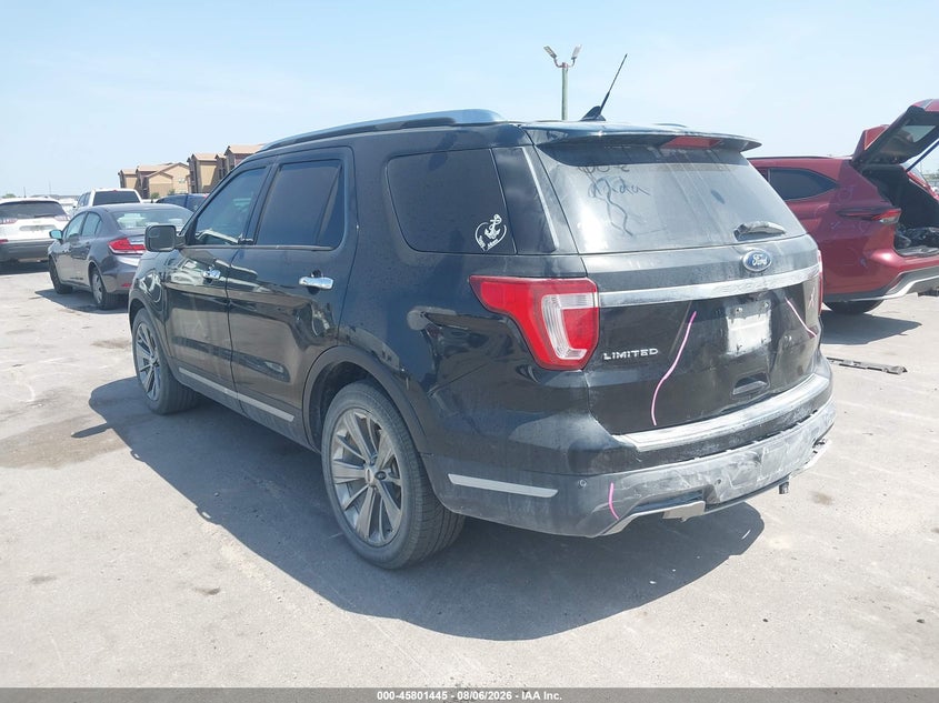 Vin: 1fm5k7f81jga70097, lot: 46300276, ford explorer limited 20183