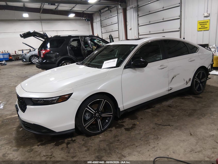 Vin: 1hgcy2f57pa042482, lot: 46300279, honda accord hybrid sport 20232