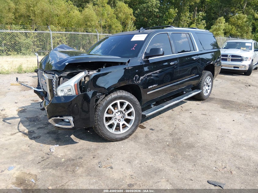 Vin: 1gks2jkj0fr587470, lot: 46300286, gmc yukon xl 1500 denali 20152