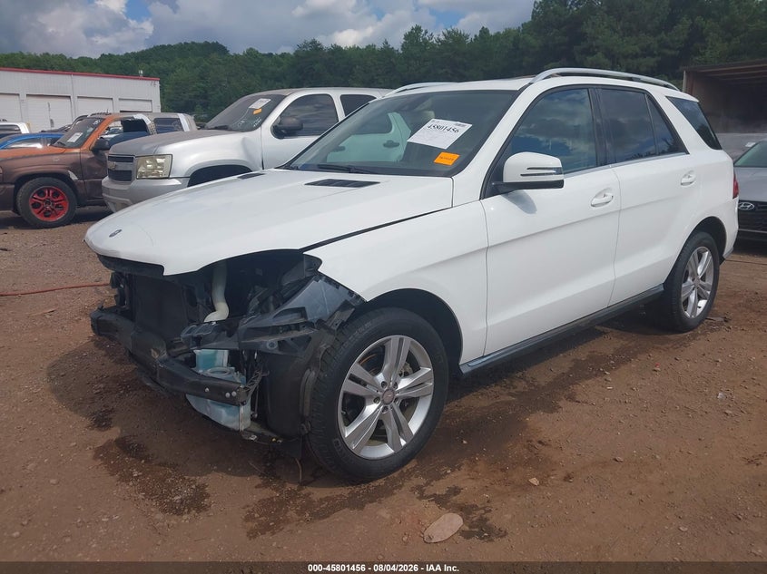 Vin: 4jgda5hb1fa606262, lot: 46300287, mercedes-benz ml 350 4matic 20152