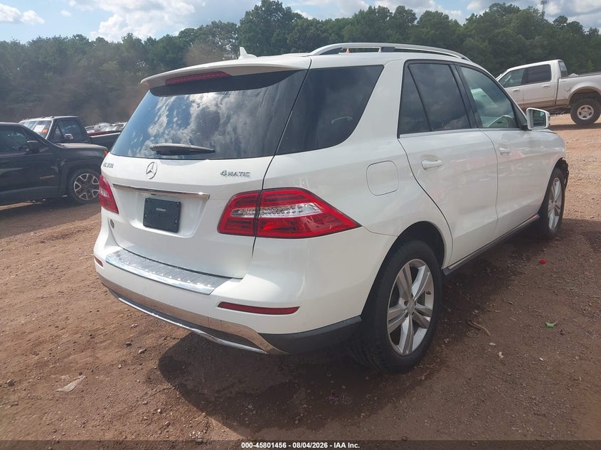 2015 MERCEDES-BENZ ML 350 auction photo 4