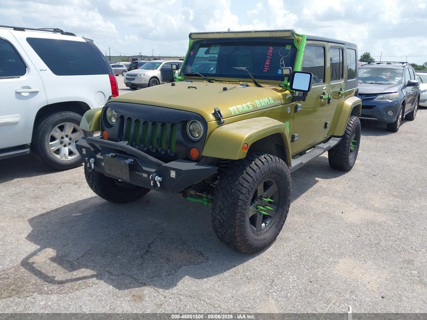 2007 Jeep Wrangler, Обычный износ, IAAI, VIN 1J4GA59157L155747 — фото 2