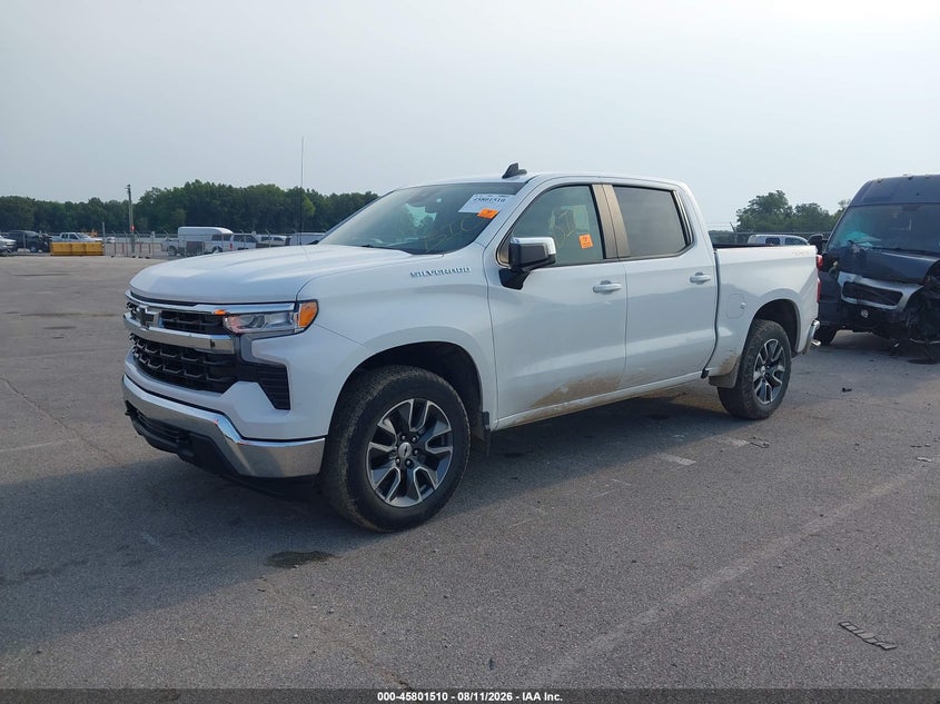 Vin: 1gcpdkek7pz225773, lot: 46300341, chevrolet silverado 1500 4wd  short bed lt with 2fl 20232