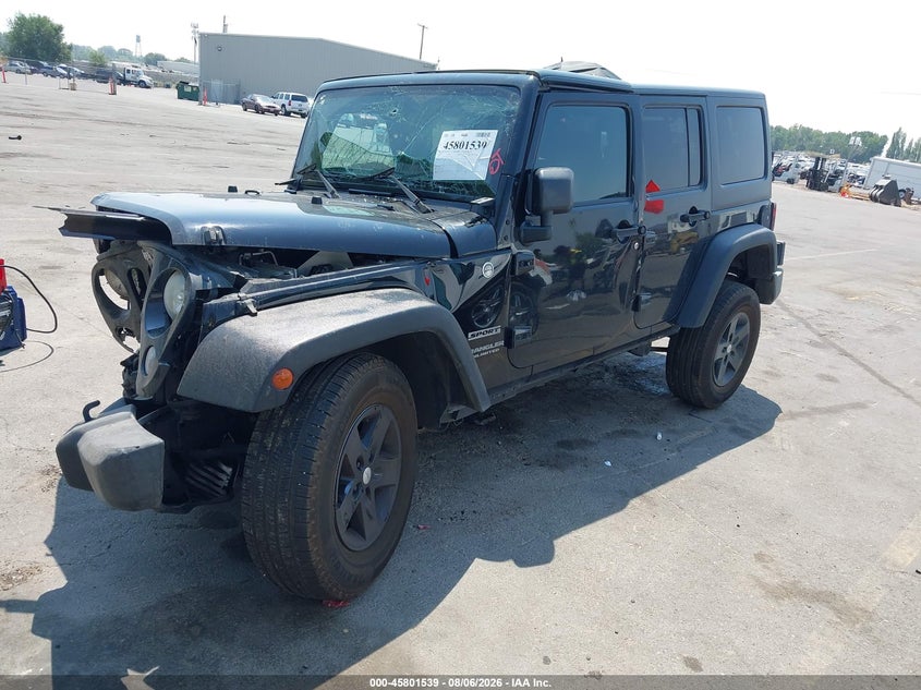 Vin: 1c4bjwdg9el313960, lot: 46300370, jeep wrangler unlimited sport 20142