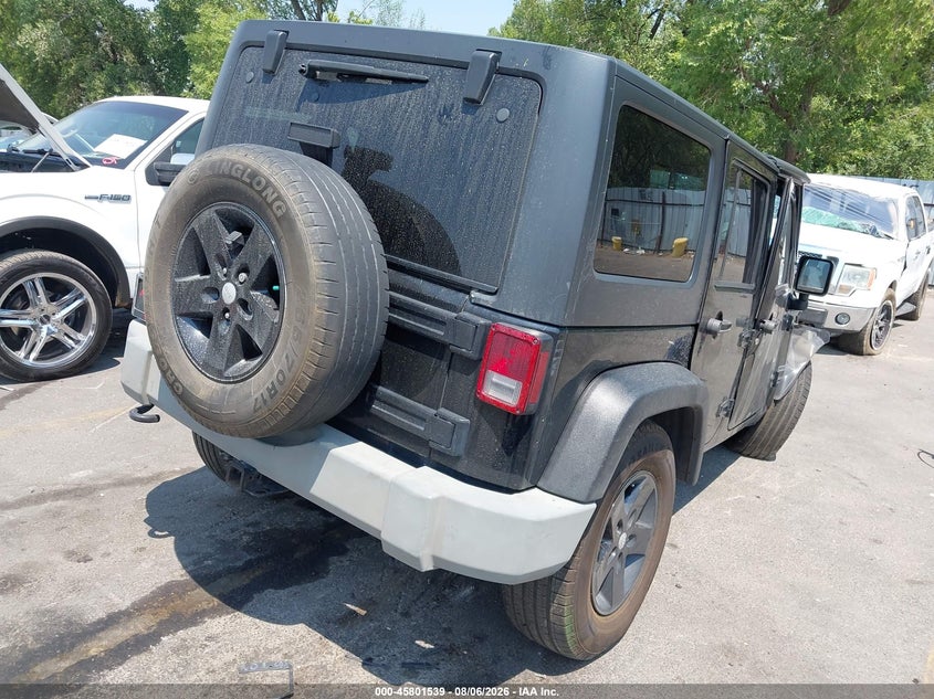 Vin: 1c4bjwdg9el313960, lot: 46300370, jeep wrangler unlimited sport 20144