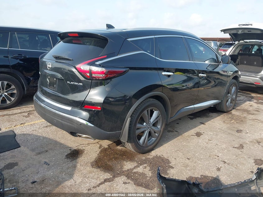 Vin: 5n1az2djxrc128522, lot: 46300373, nissan murano platinum fwd 20244