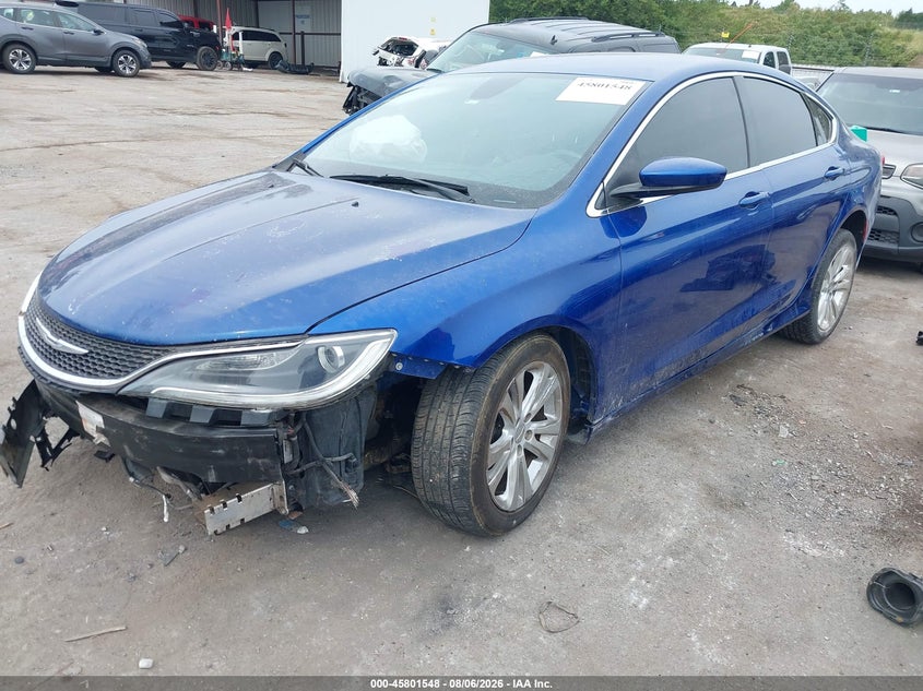 Vin: 1c3cccab5fn734980, lot: 46300379, chrysler 200 limited 20152