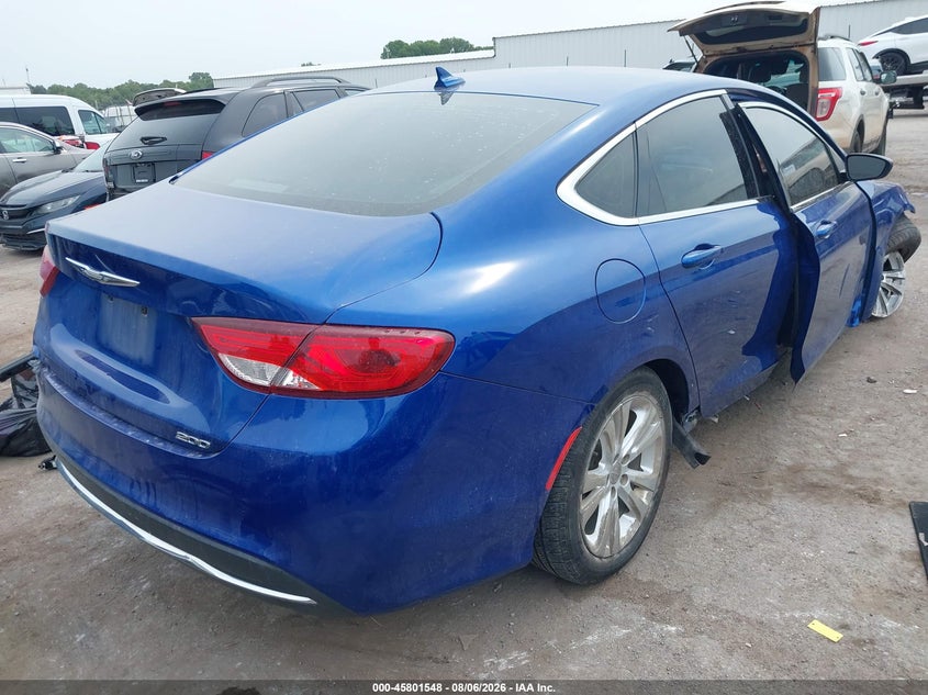 Vin: 1c3cccab5fn734980, lot: 46300379, chrysler 200 limited 20154