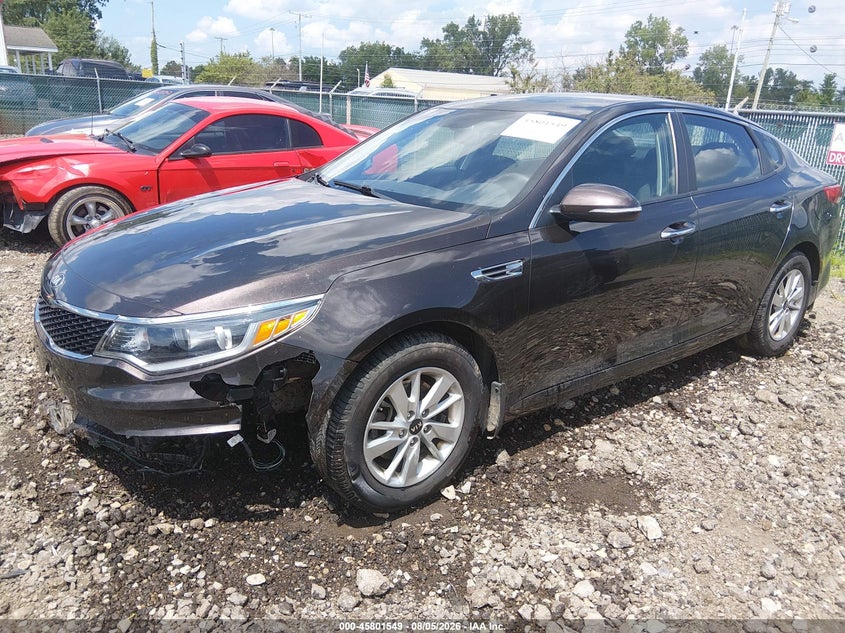 Vin: knagt4l39j5233993, lot: 46300380, kia optima lx 20182