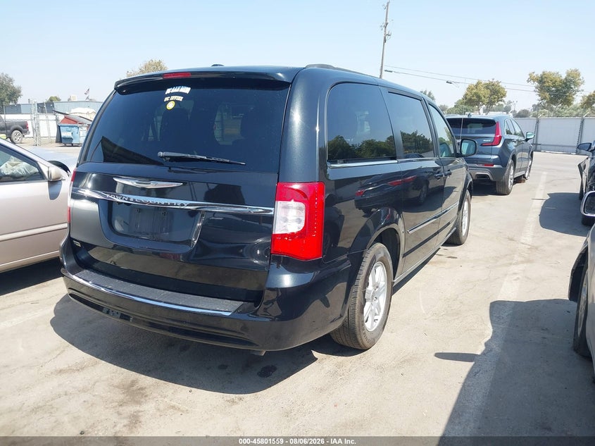 Vin: 2c4rc1bgxcr250046, lot: 46300390, chrysler town & country touring 20124