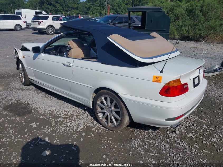 BMW 330CI 2004 VIN WBABW53454PL43433
