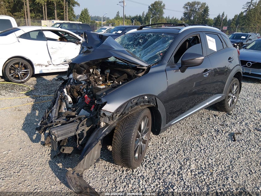 Vin: jm1dkbd76g0114271, lot: 46300394, mazda cx-3 grand touring 20162