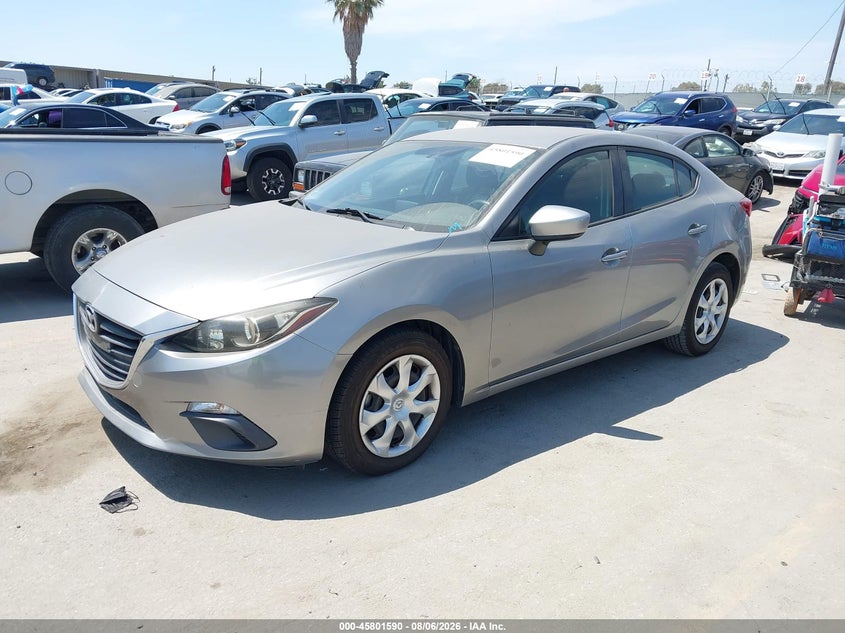 Vin: 3mzbm1u70fm197975, lot: 46300421, mazda mazda3 i sport 20152