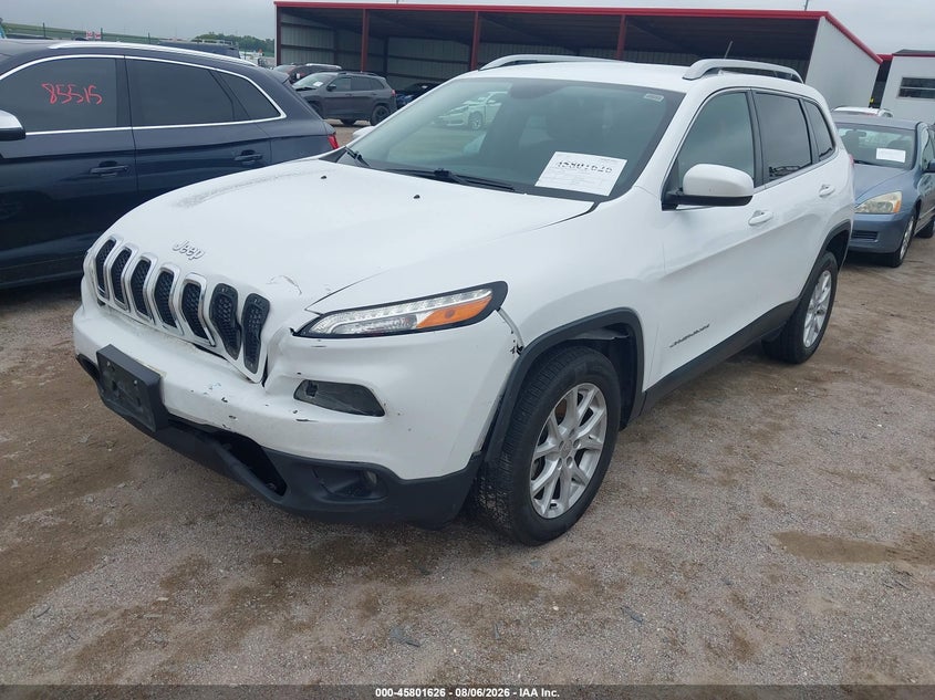 Vin: 1c4pjlcb9jd573483, lot: 46300457, jeep cherokee latitude fwd 20182