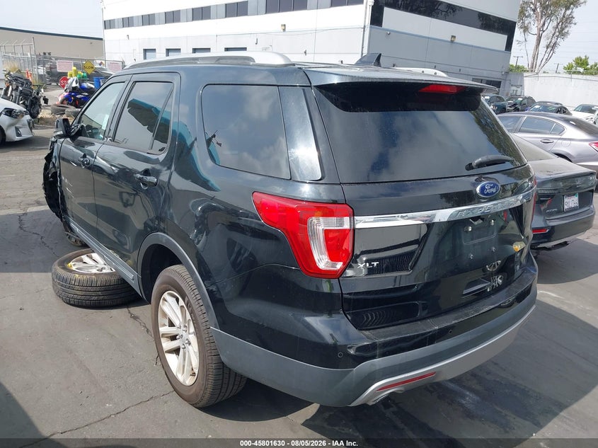 Vin: 1fm5k7d86hga70433, lot: 46300461, ford explorer xlt 20173