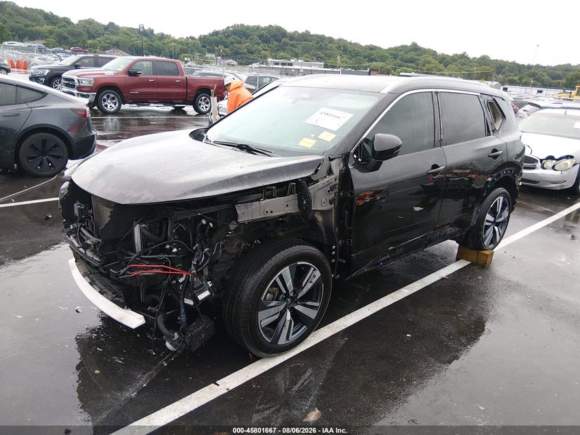 Vin: jn8bt3cb8pw485885, lot: 46300498, nissan rogue sl intelligent awd 20232