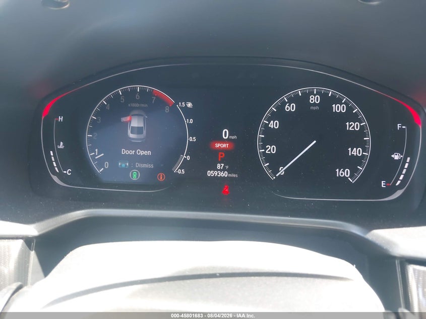 2021 HONDA ACCORD auction photo 7
