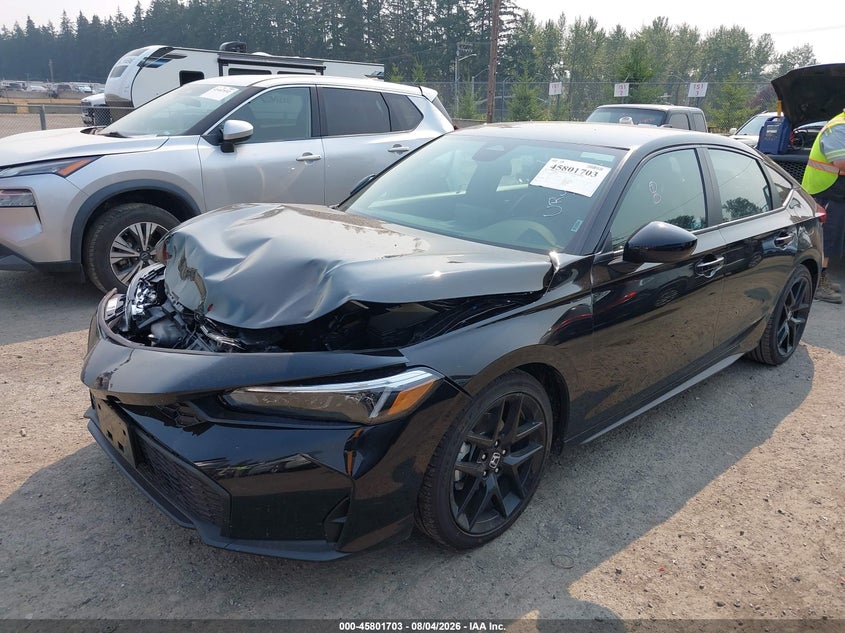 Vin: 19xfl2h80te021630, lot: 46300534, honda civic sport 20262