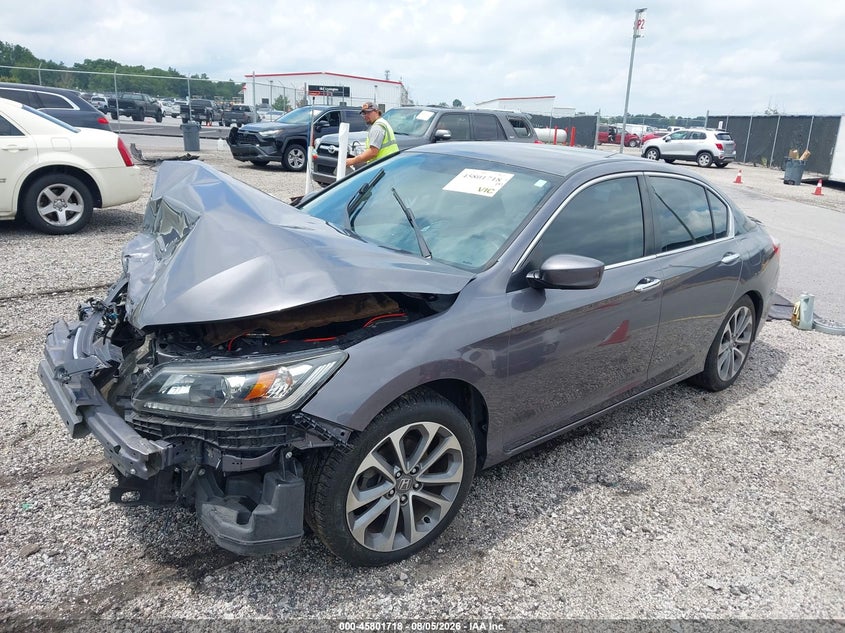 2014 Honda Accord, Front End, IAAI, VIN 1HGCR2E55EA140681 — photo 2