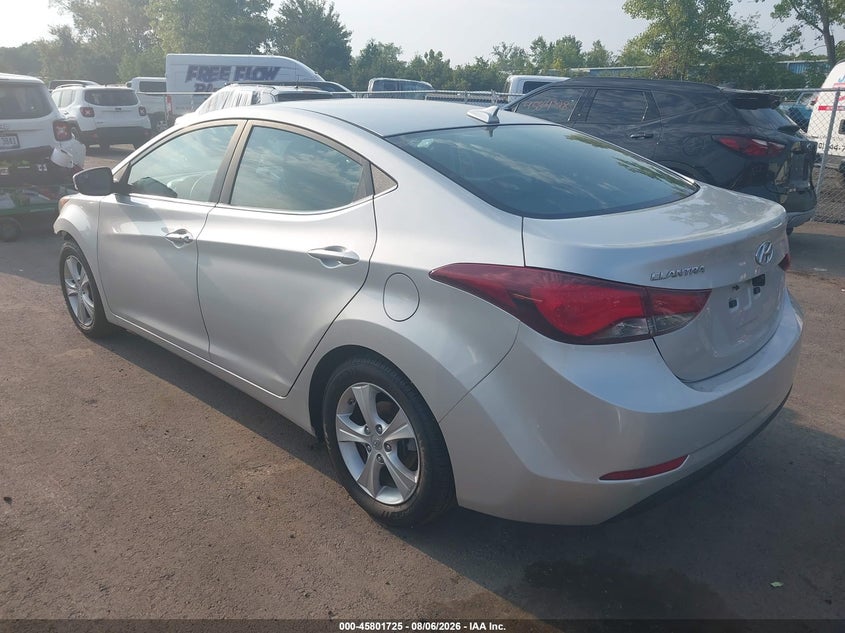 Vin: 5npdh4ae9gh791248, lot: 46300556, hyundai elantra value edition 20163