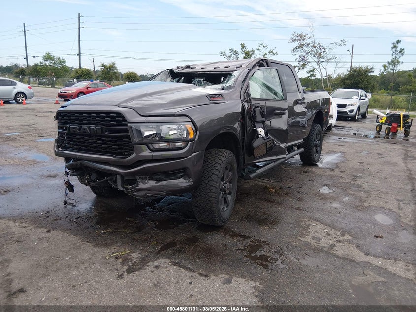 Vin: 3c6ur5dl2rg143153, lot: 46300562, ram 2500 big horn  4x4 6'4 box 20242