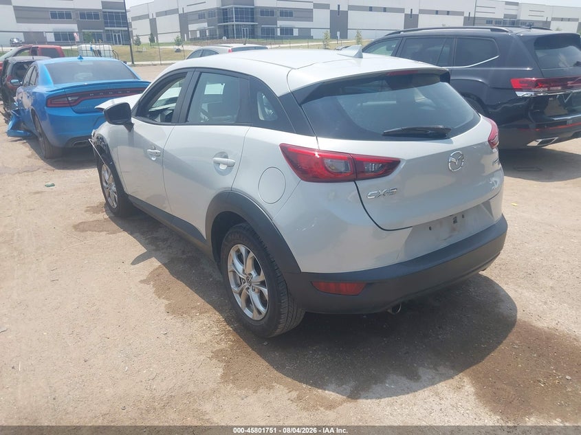Vin: jm1dkdb79k1415747, lot: 46300582, mazda cx-3 sport 20193
