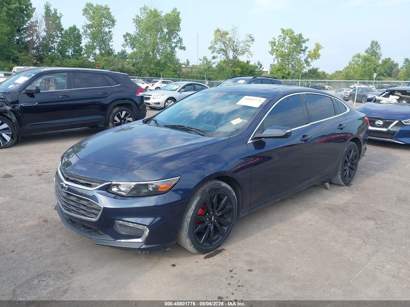 Vin: 1g1ze5st1gf258573, lot: 46300607, chevrolet malibu 1lt 20162