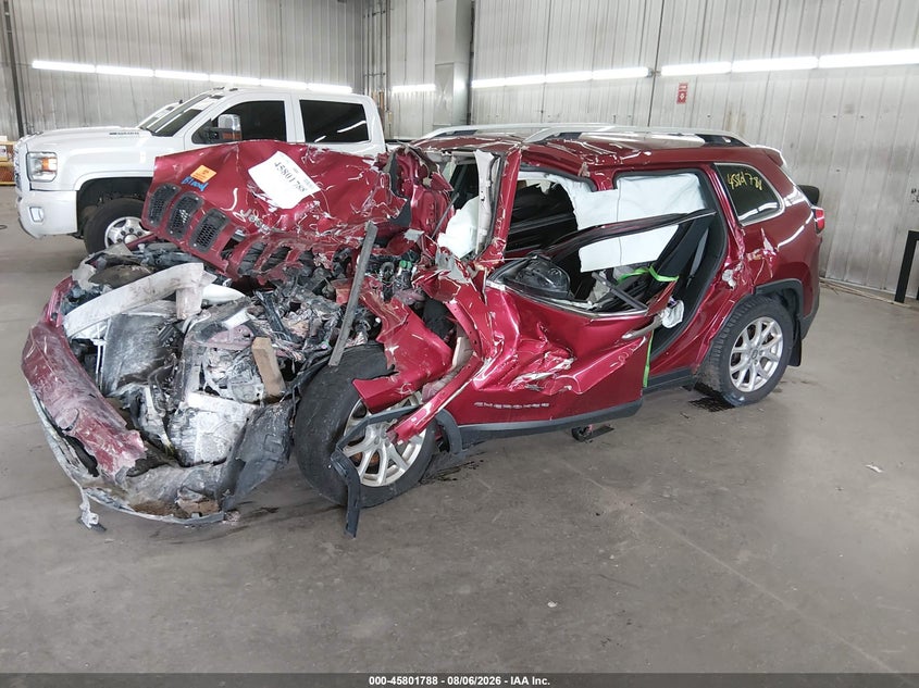 Vin: 1c4pjlcb8fw706858, lot: 46300619, jeep cherokee latitude 20152