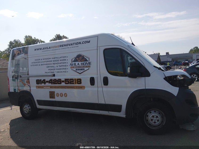RAM PROMASTER 2500 2023 VIN 3C6LRVDG9PE564648