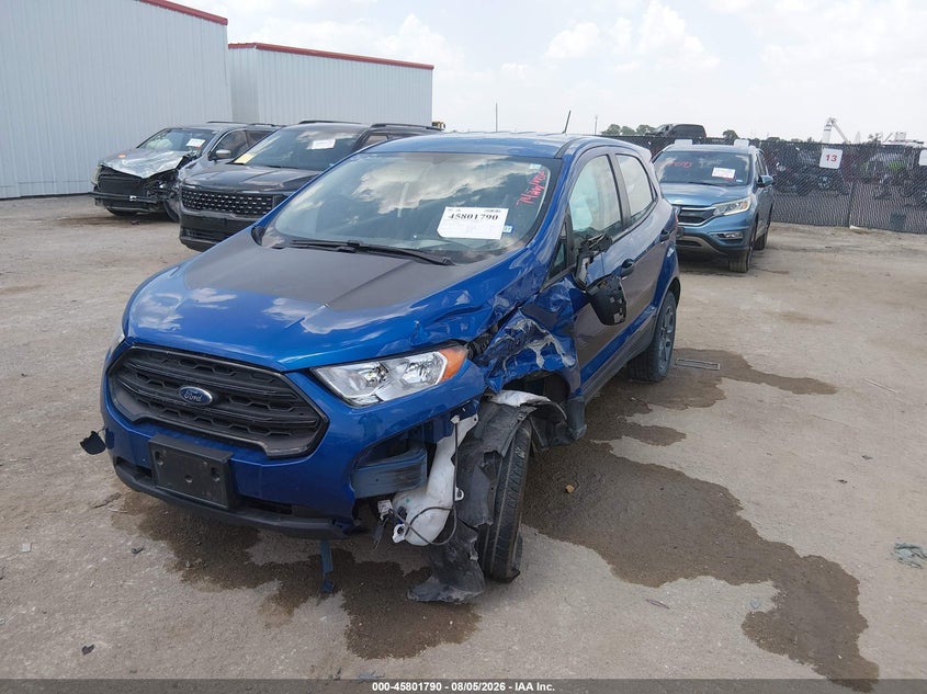 Vin: maj6s3fl7nc464082, lot: 46300621, ford ecosport s 20222